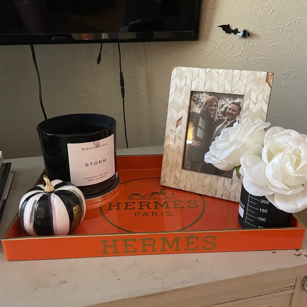 Hermés Inspired Cocktail Tray